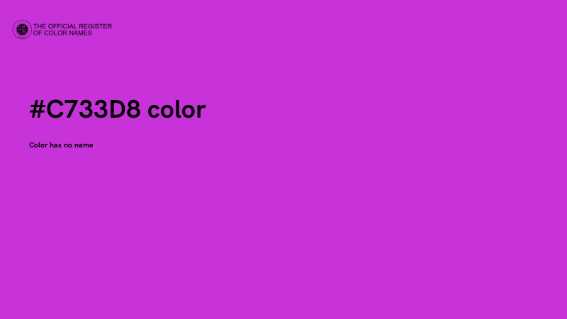#C733D8 color image