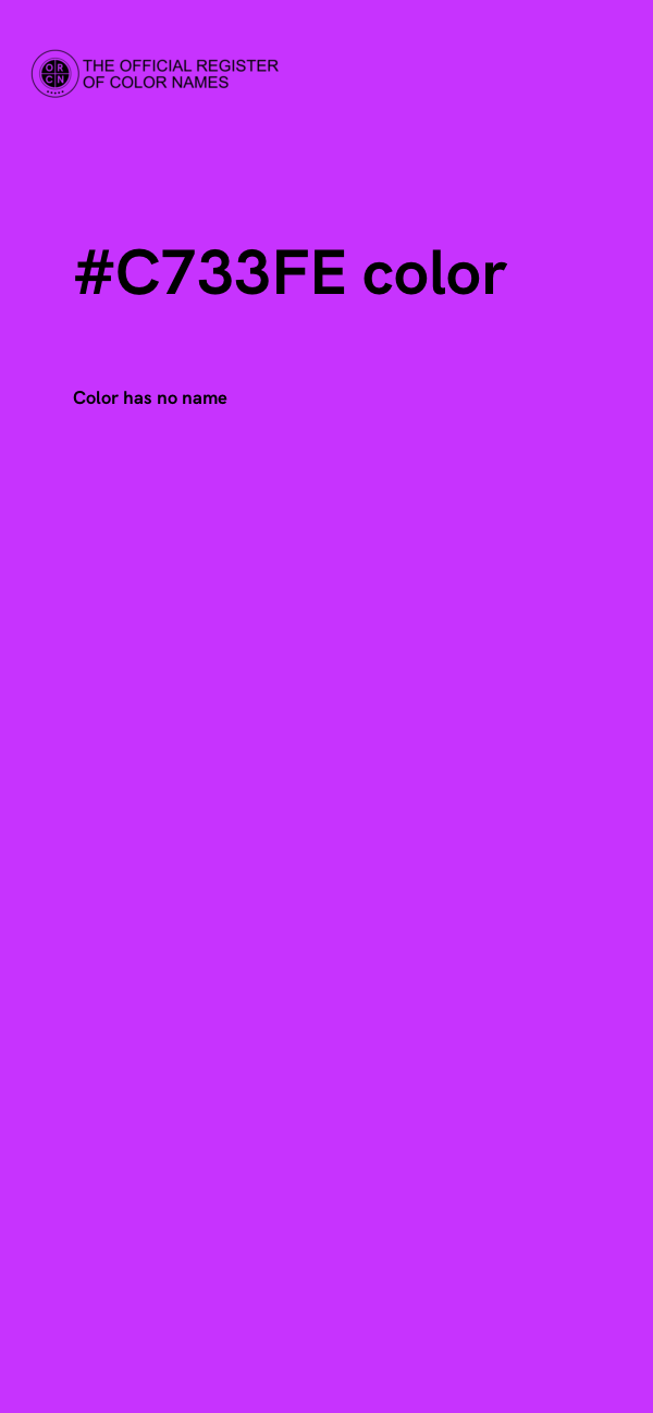 #C733FE color image