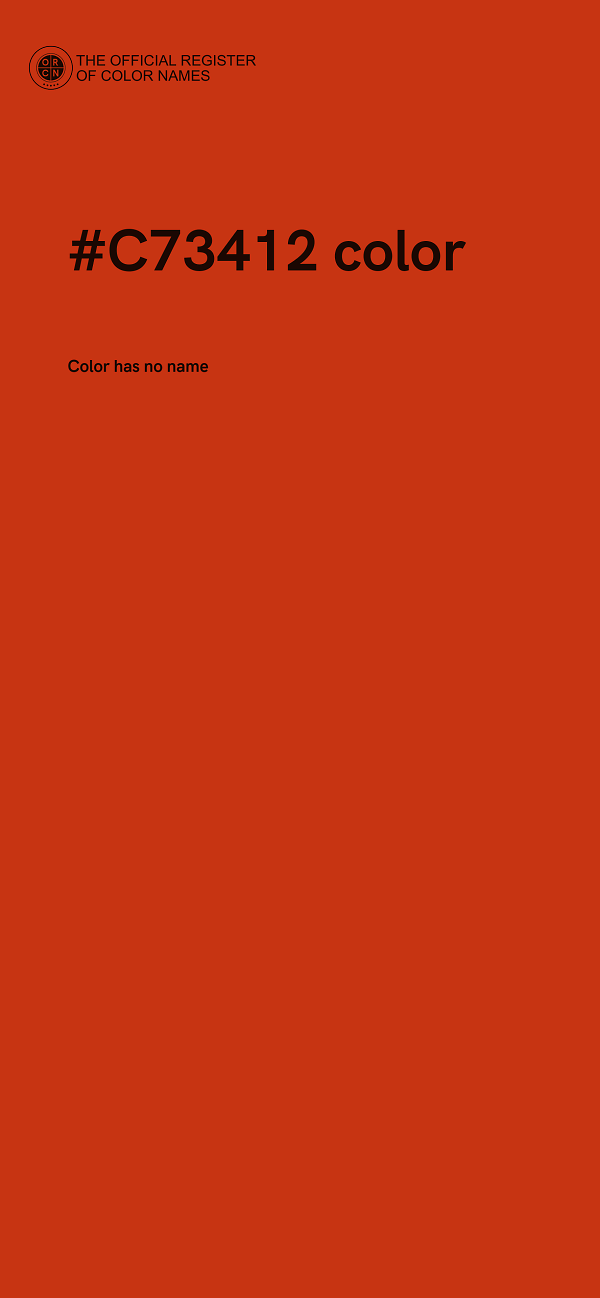 #C73412 color image