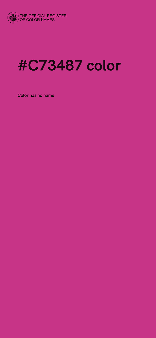 #C73487 color image