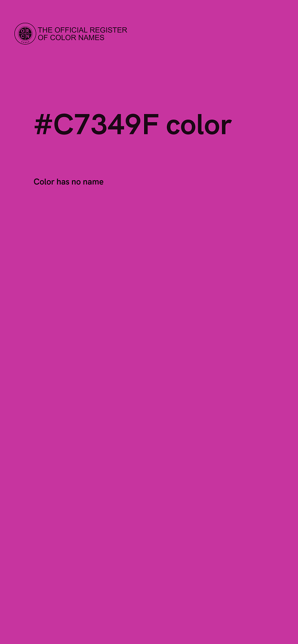 #C7349F color image