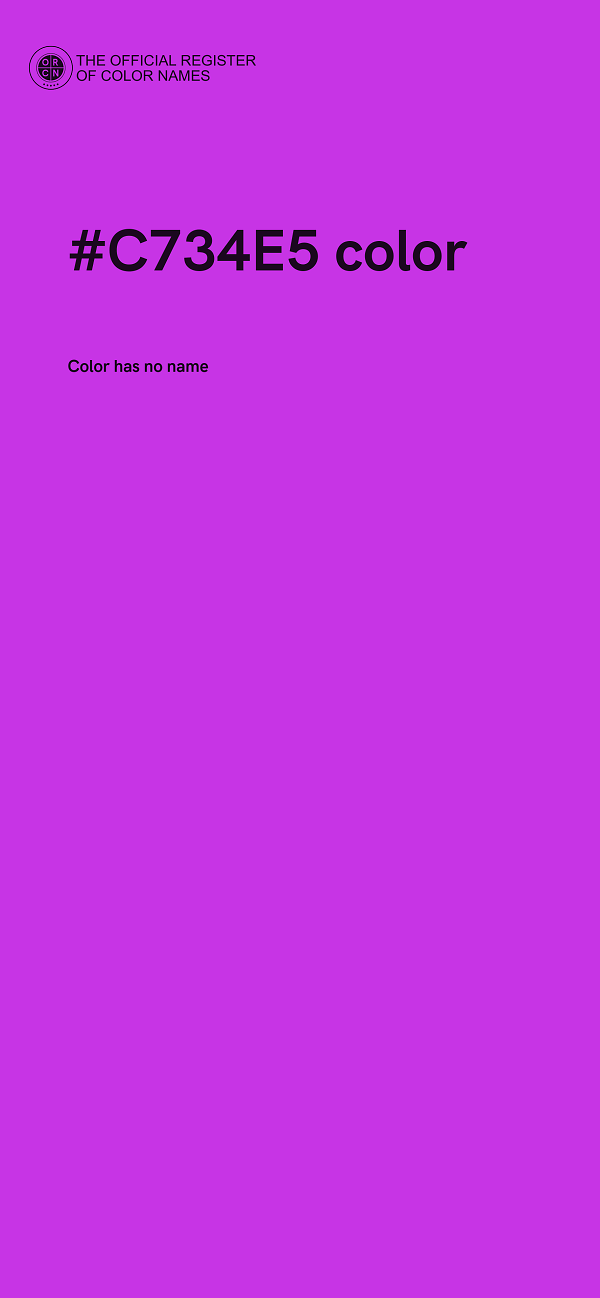 #C734E5 color image
