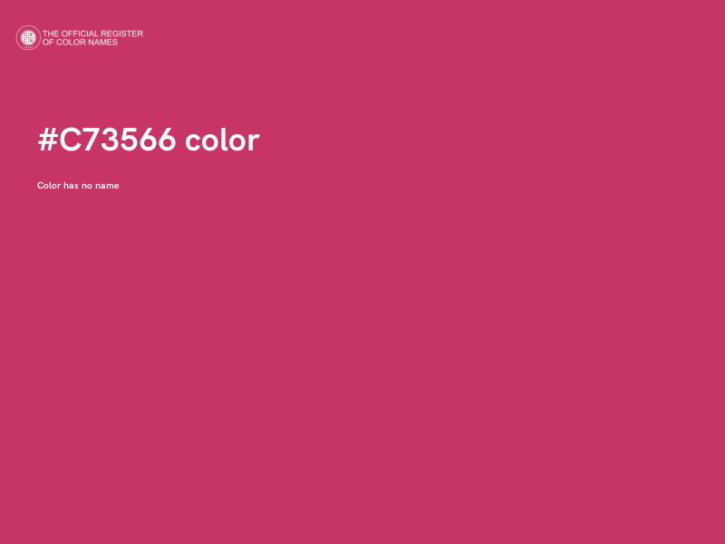 #C73566 color image
