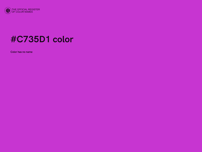 #C735D1 color image