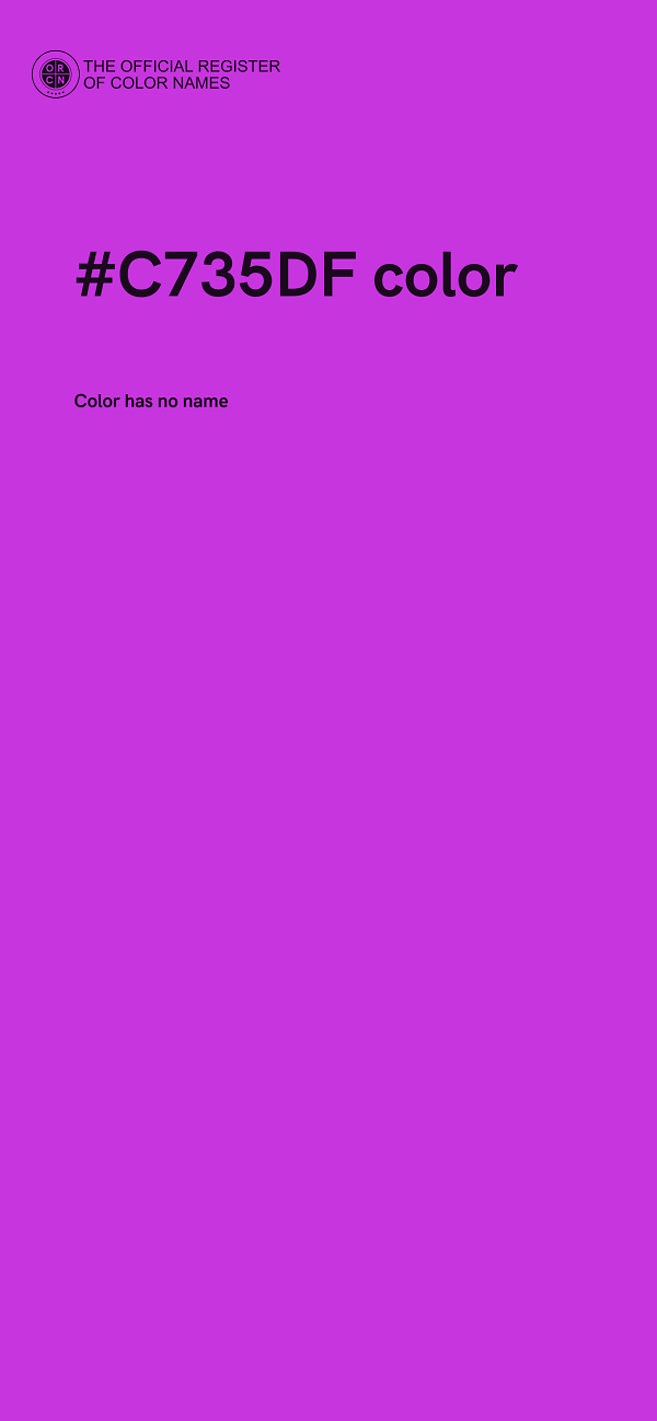 #C735DF color image