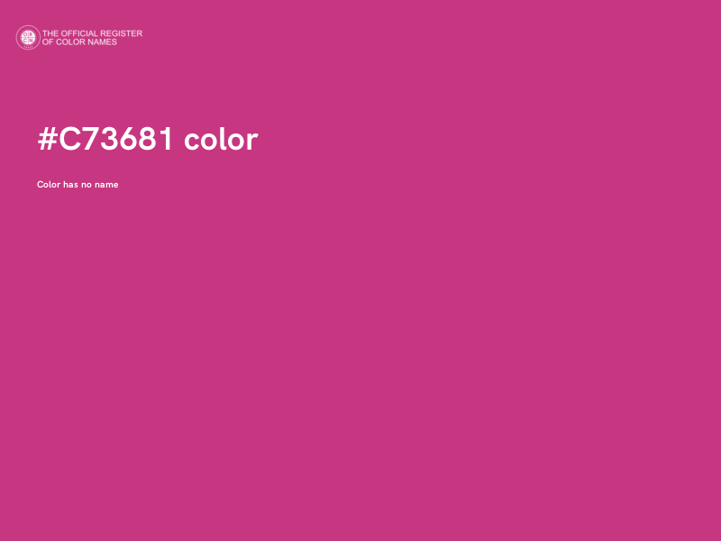#C73681 color image