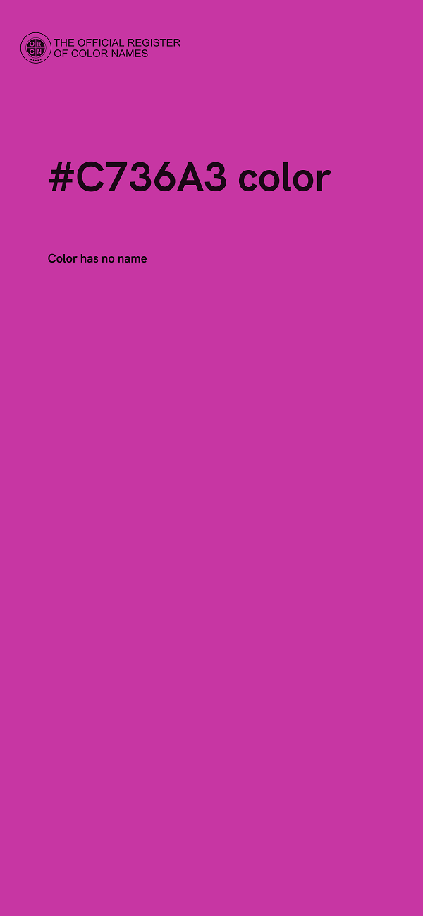 #C736A3 color image