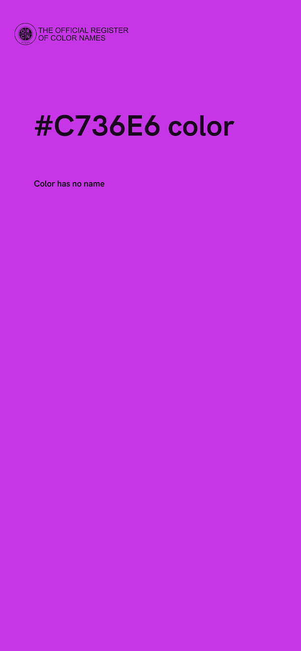 #C736E6 color image