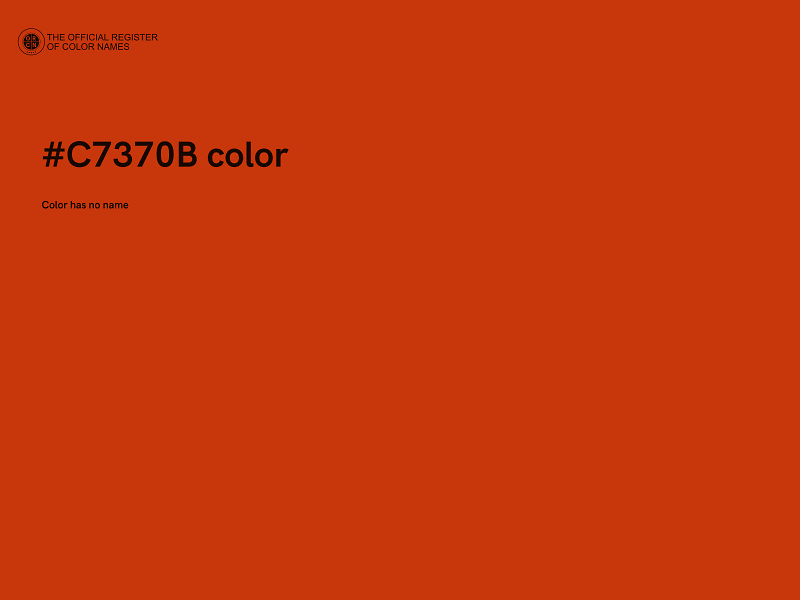 #C7370B color image