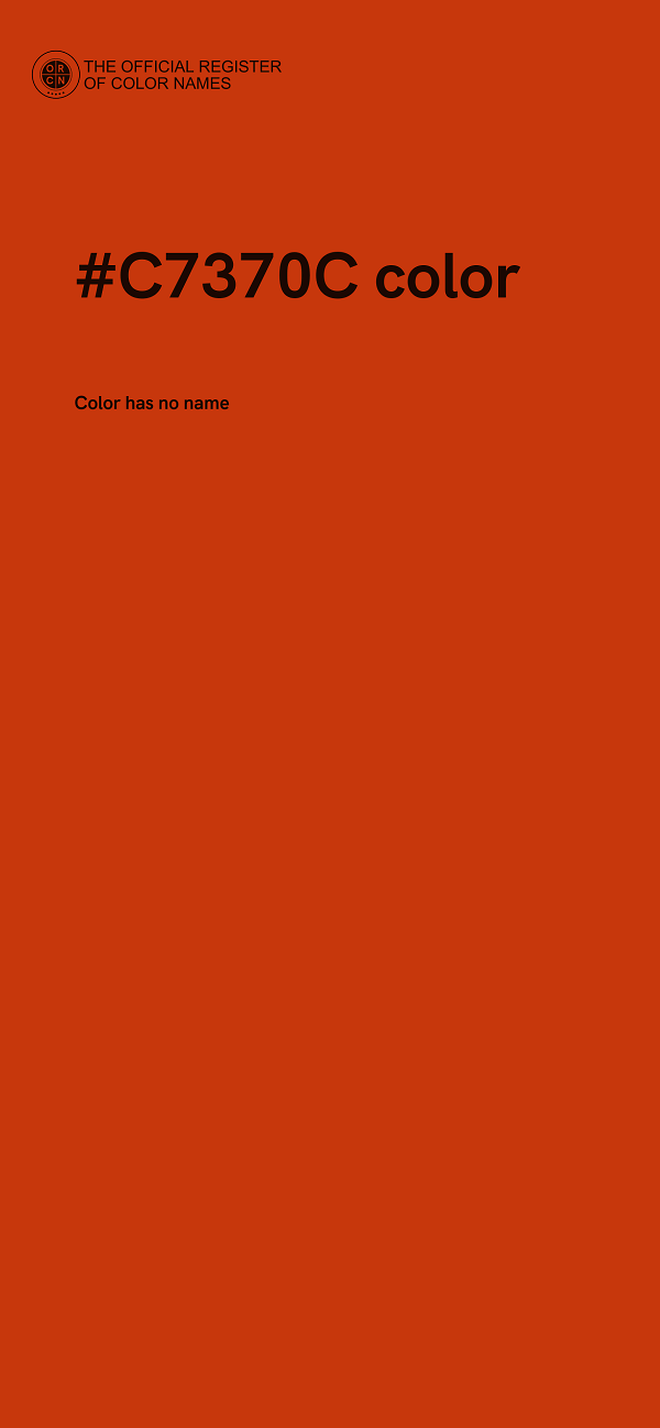#C7370C color image