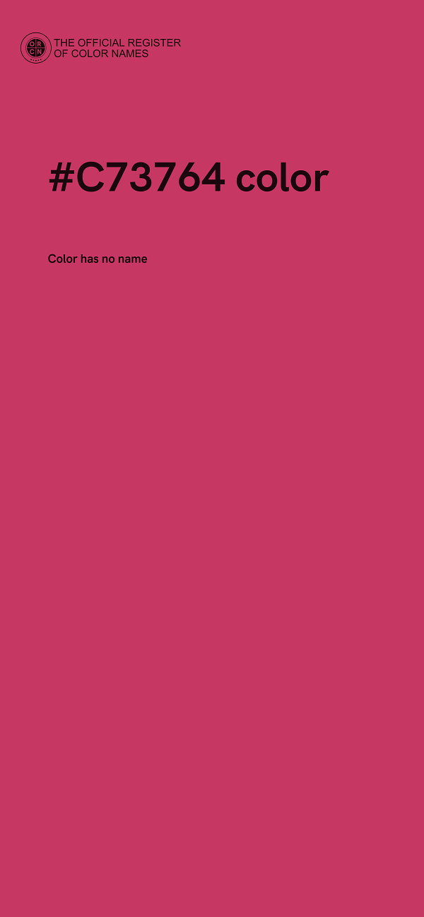 #C73764 color image