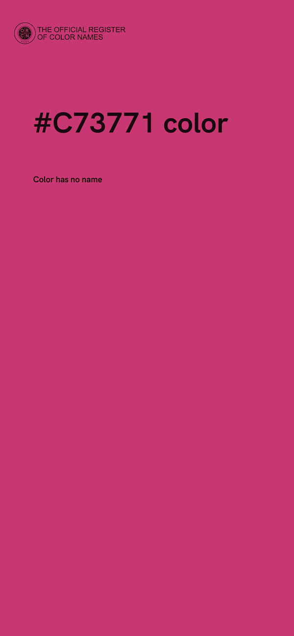 #C73771 color image