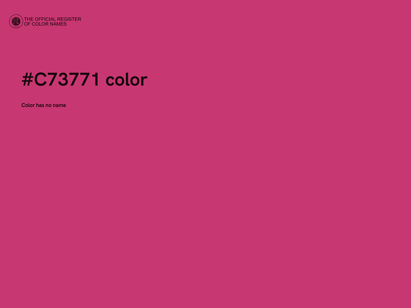 #C73771 color image