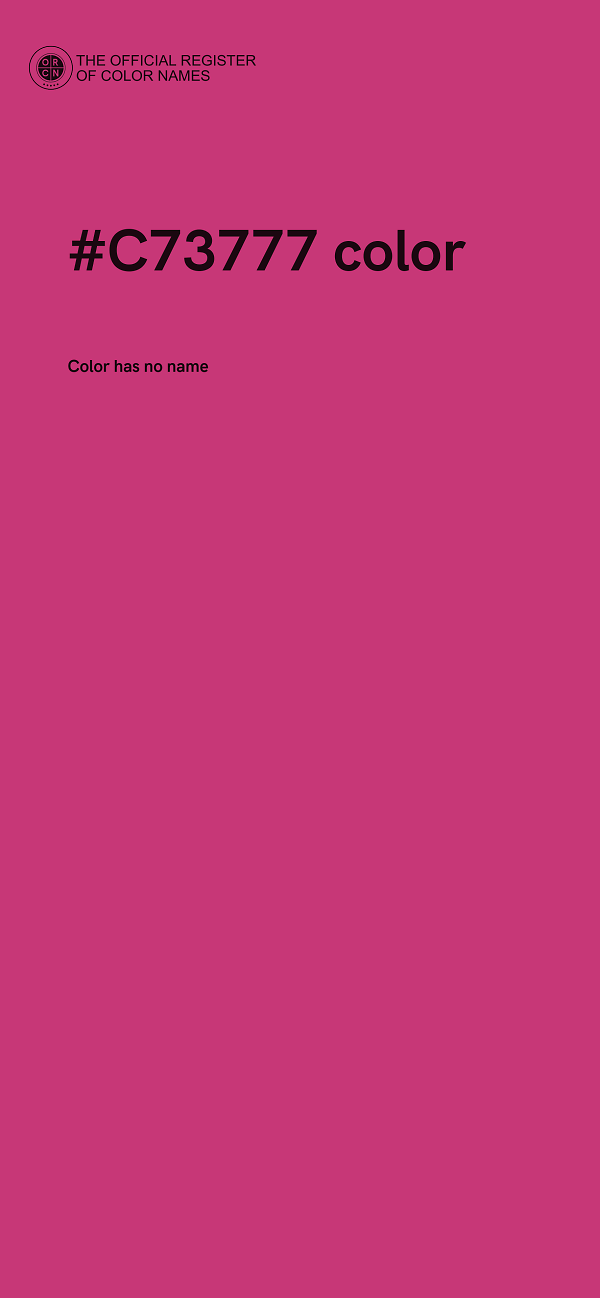 #C73777 color image