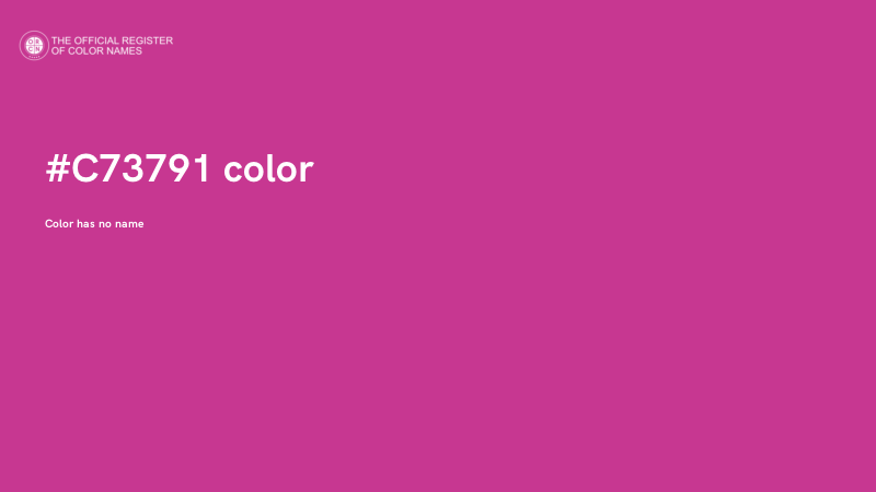 #C73791 color image