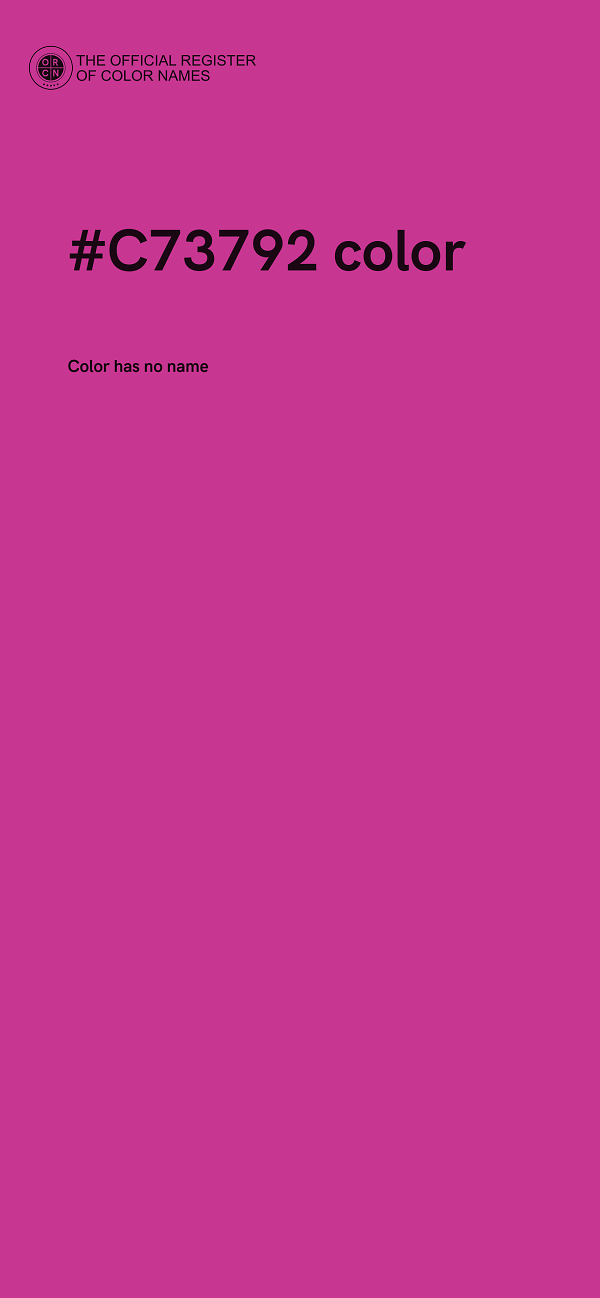 #C73792 color image