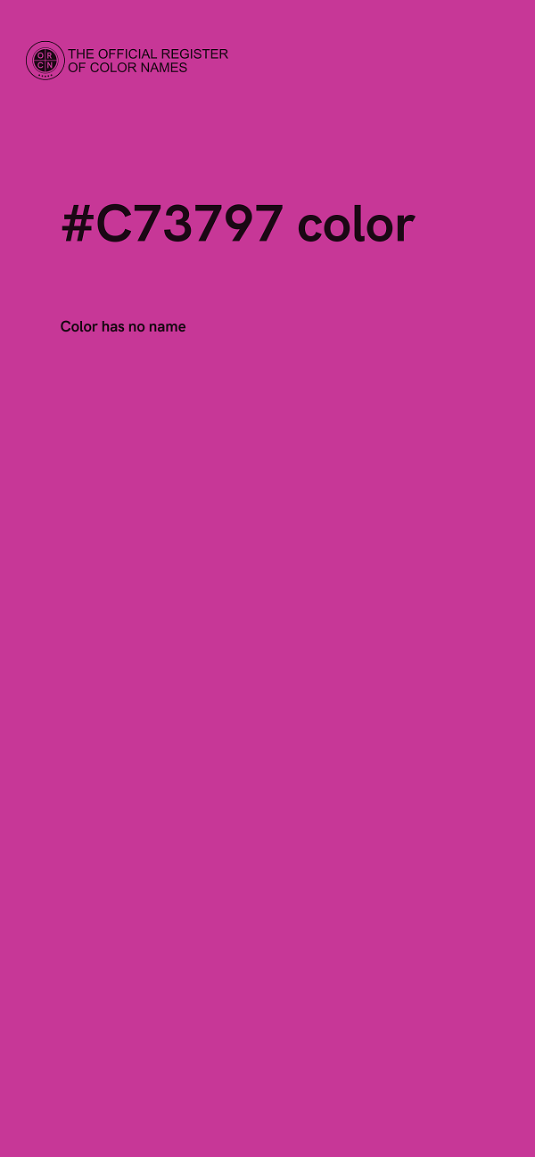#C73797 color image
