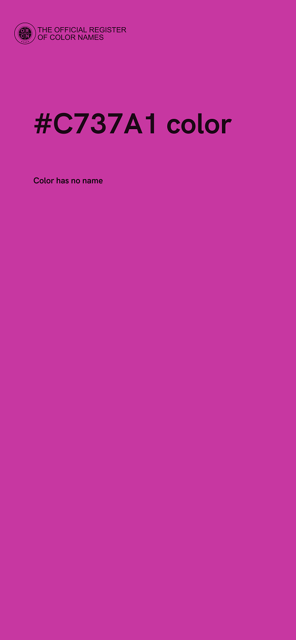 #C737A1 color image