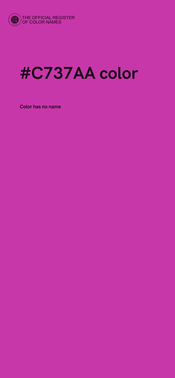 #C737AA color image