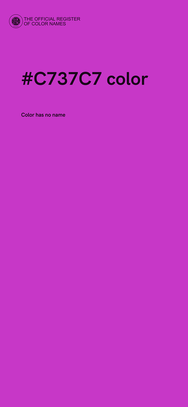#C737C7 color image