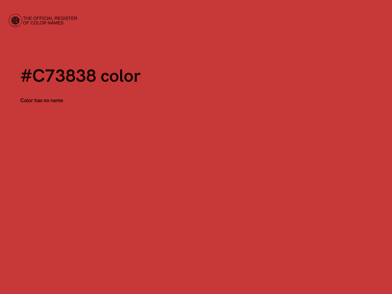 #C73838 color image