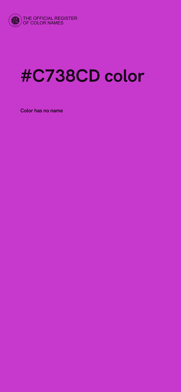 #C738CD color image