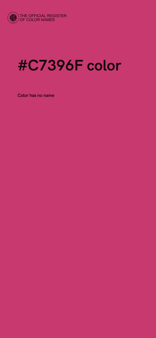 #C7396F color image