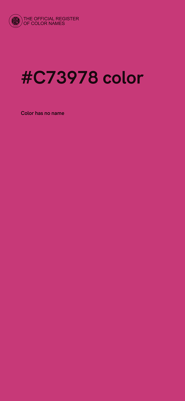 #C73978 color image