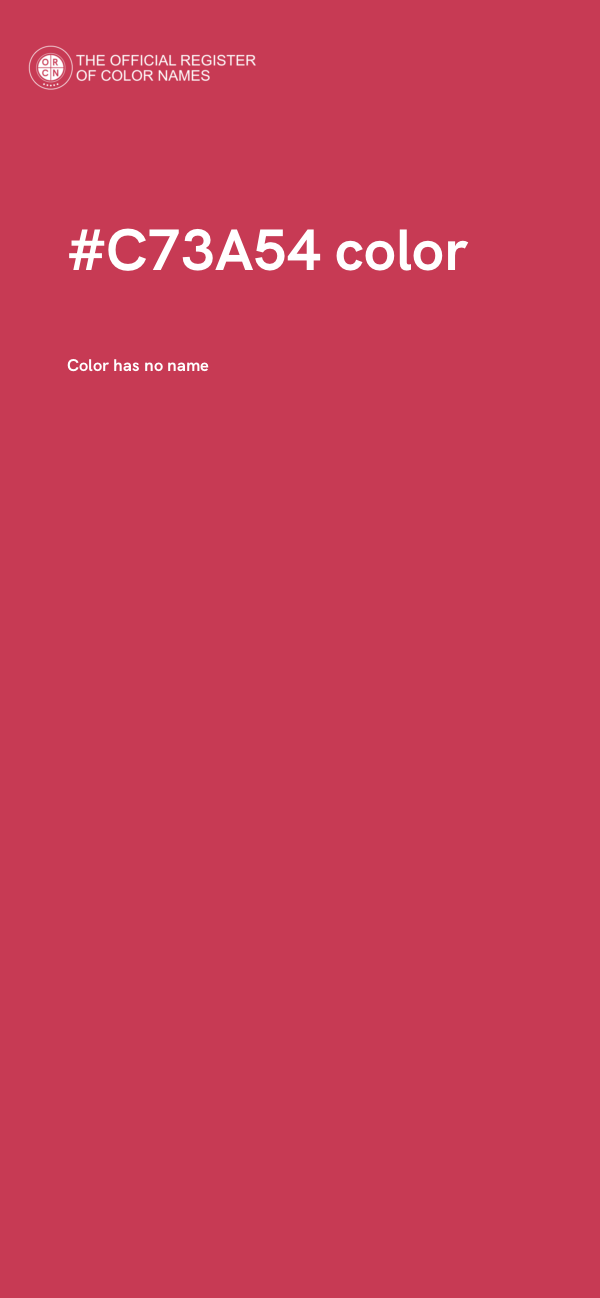 #C73A54 color image