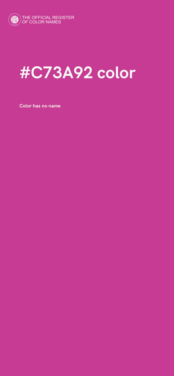 #C73A92 color image