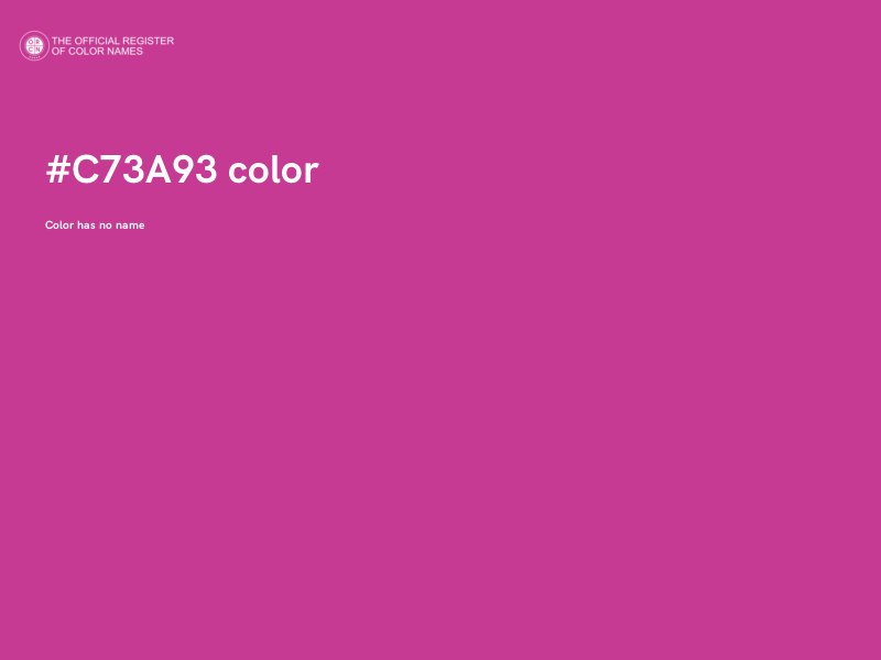 #C73A93 color image