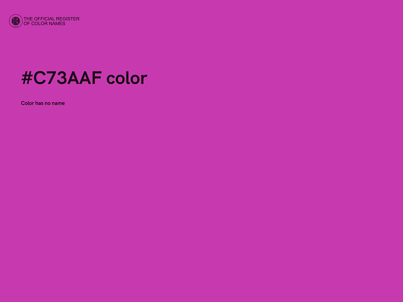 #C73AAF color image