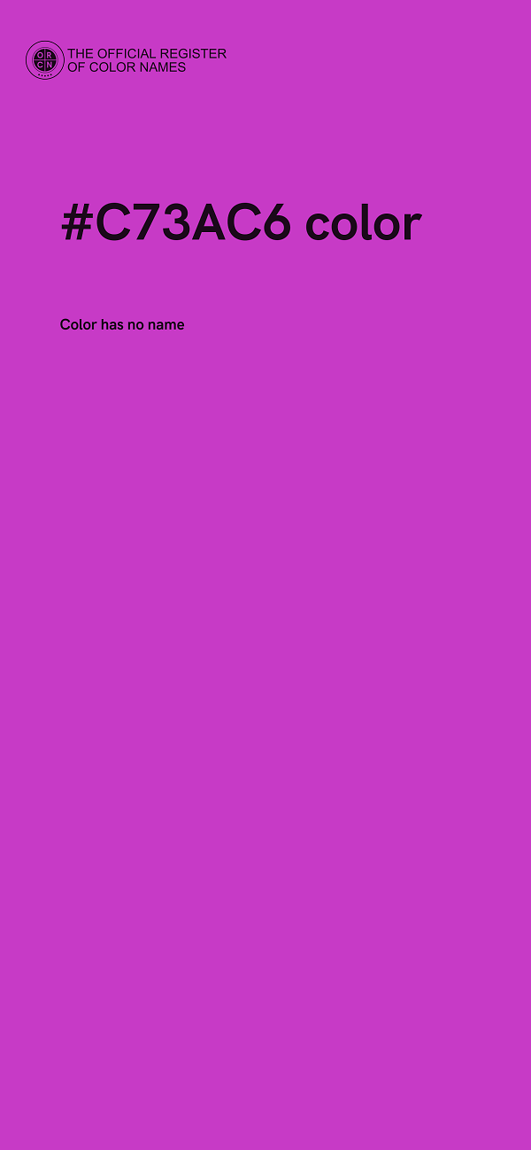 #C73AC6 color image