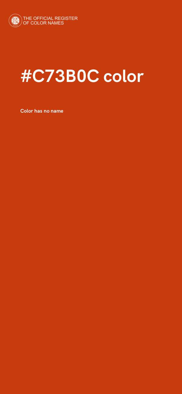 #C73B0C color image