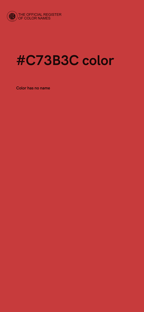 #C73B3C color image
