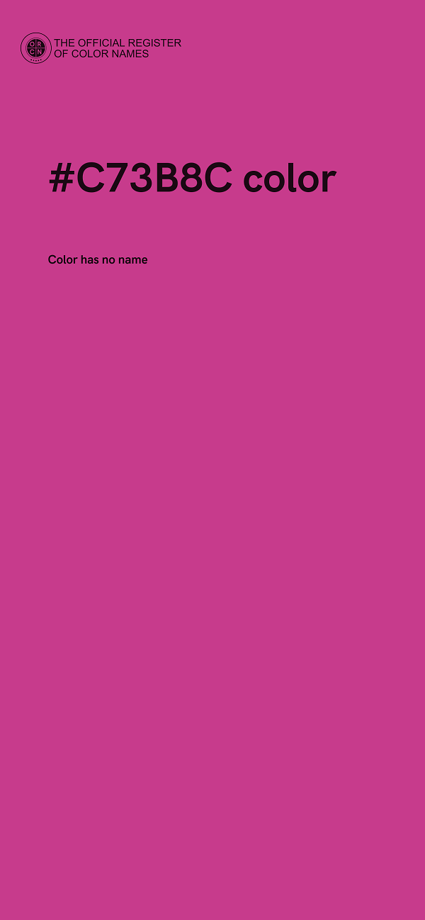 #C73B8C color image