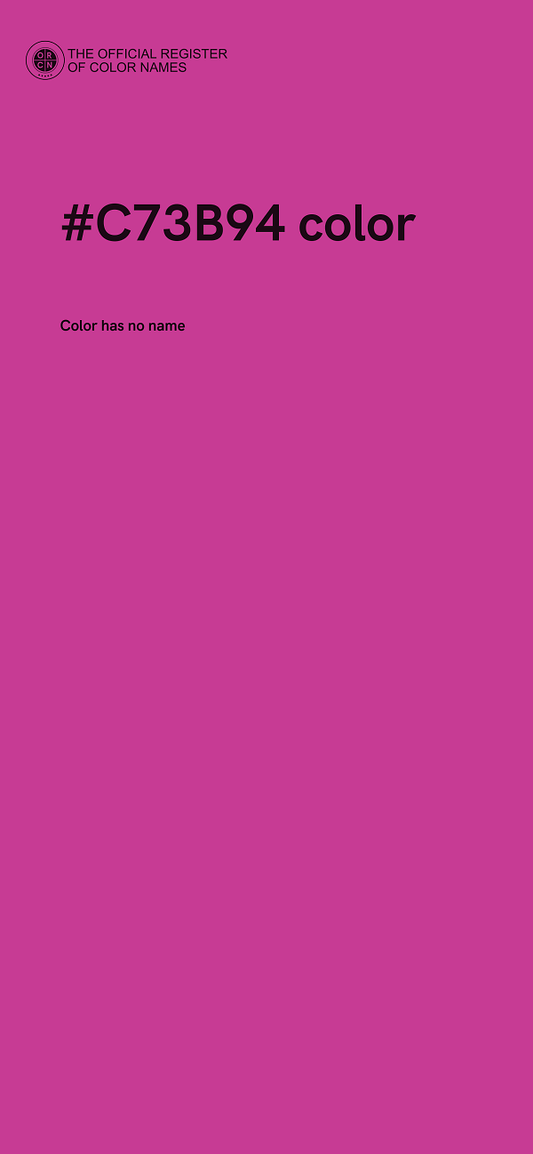 #C73B94 color image