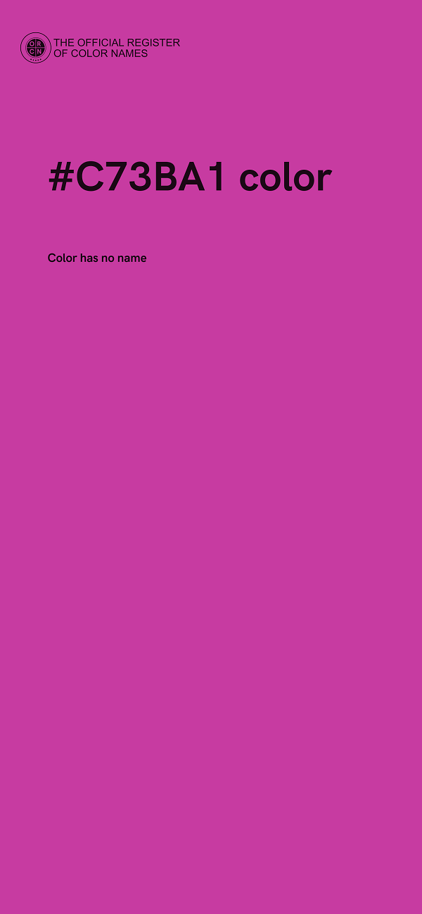 #C73BA1 color image