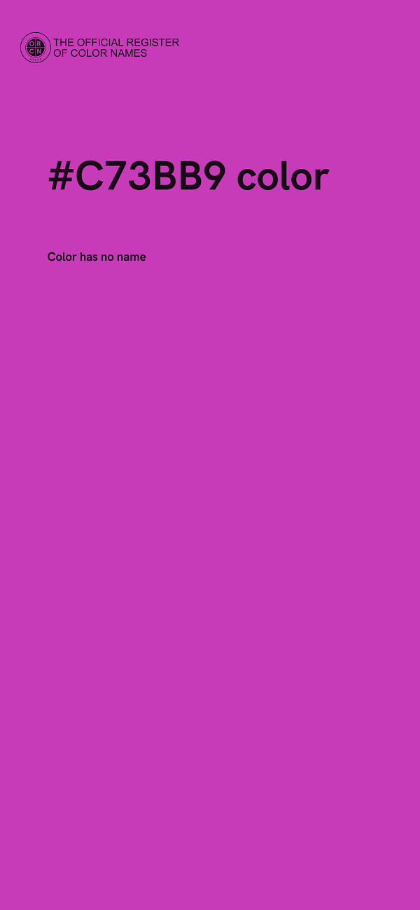 #C73BB9 color image