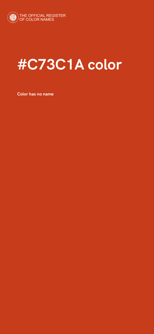 #C73C1A color image