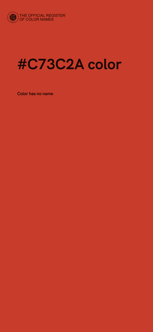 #C73C2A color image
