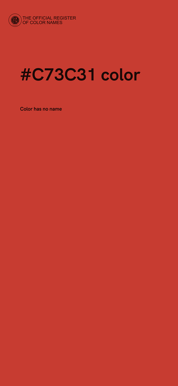 #C73C31 color image