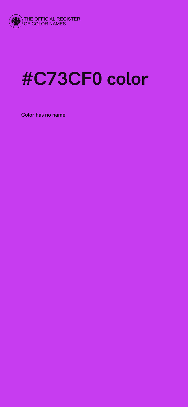 #C73CF0 color image