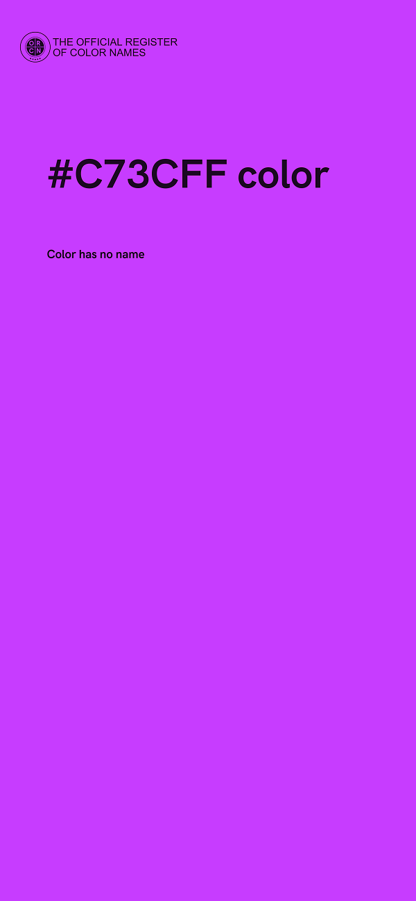 #C73CFF color image