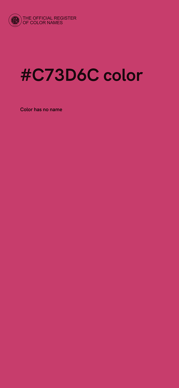 #C73D6C color image