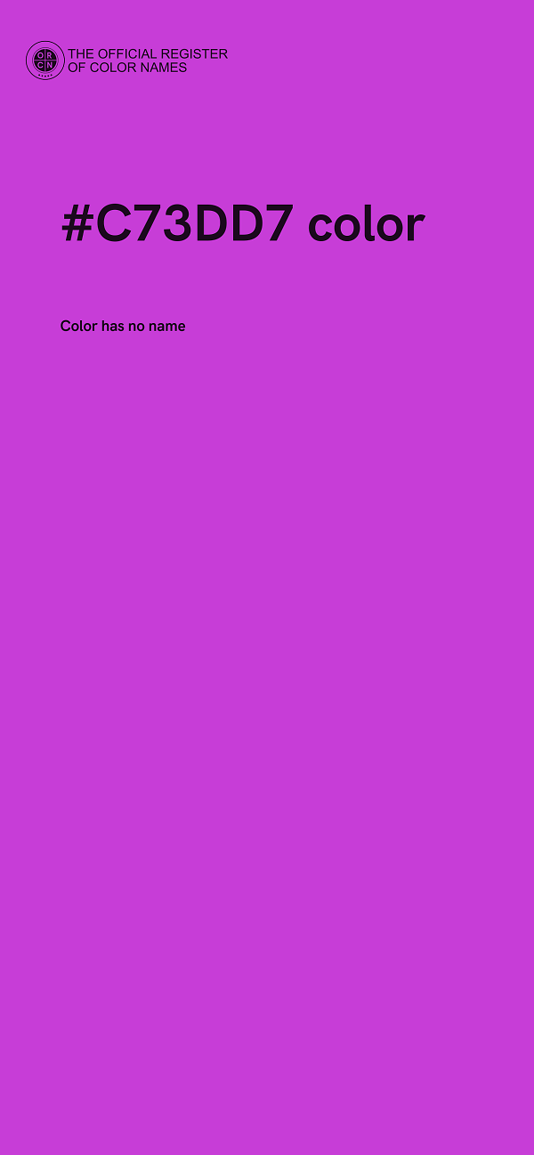 #C73DD7 color image