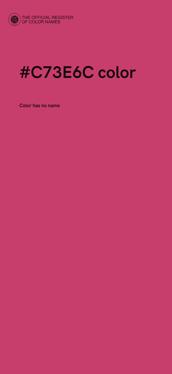 #C73E6C color image