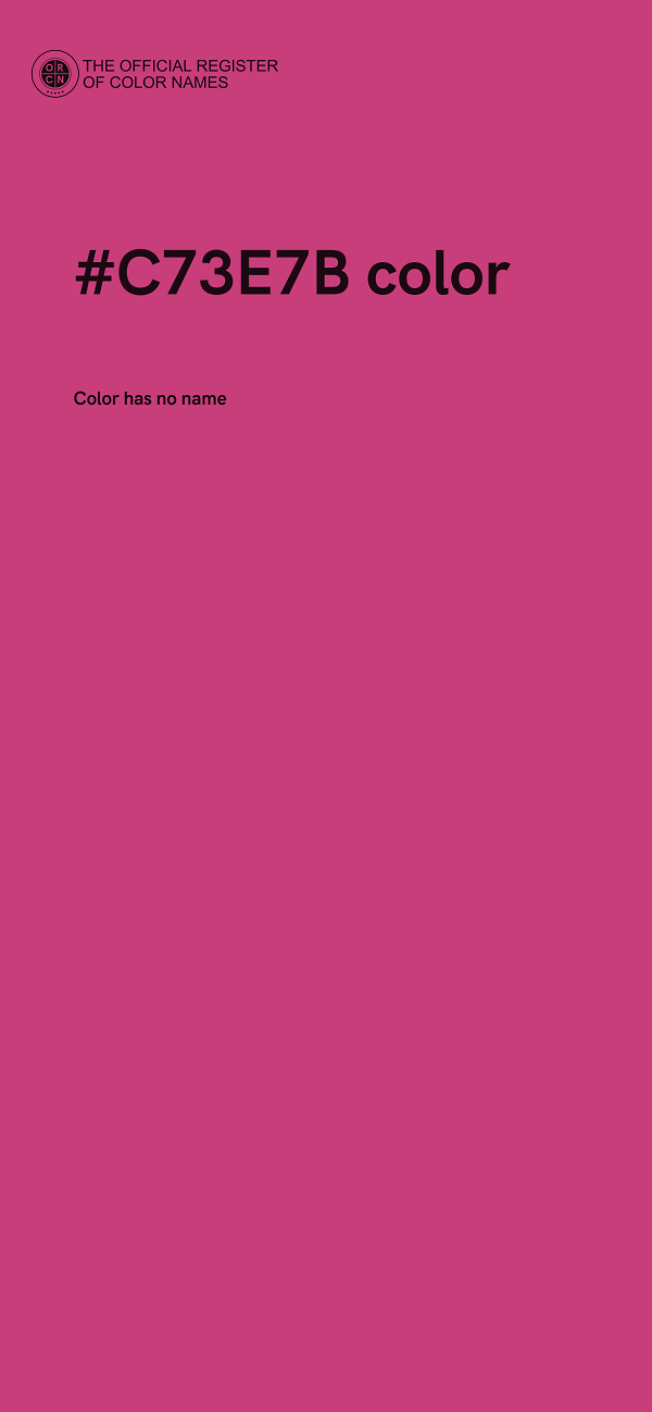 #C73E7B color image