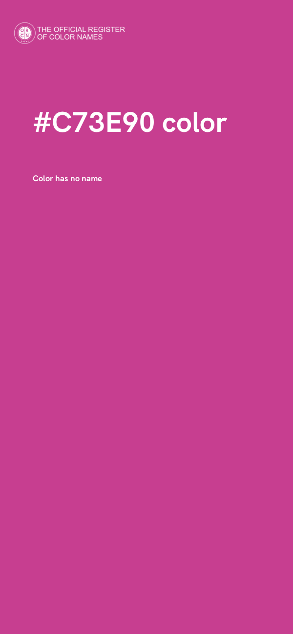 #C73E90 color image