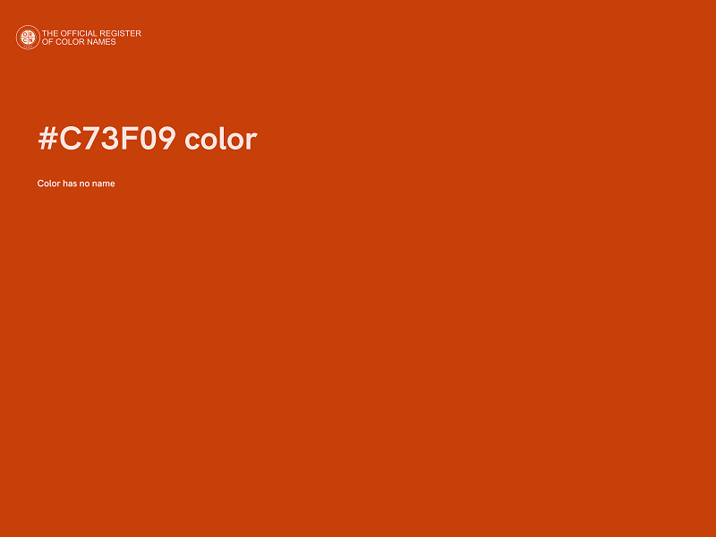 #C73F09 color image